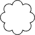 Flower 2 Nature Element from Geometric Shapes - Filled Set