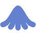 Flower Bell Nature Element from Geometric Shapes - Flat Set