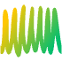 Line Wave Element from Organic Shapes - Gradient Set