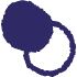 Manmade Overlaps Circles Element from Organic Shapes - Rough Ink Set
