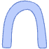 Shape Abstract Arch Thin Element from Organic Shapes - Filled Set