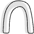 Shape Abstract Arch Thin Element from Organic Shapes - Combo Set