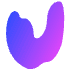 Shape Abstract Clay Bold Element from Organic Shapes - Gradient Set