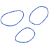 Shape Abstract Dot Rocks Element from Organic Shapes - Line Set