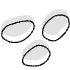 Shape Abstract Dot Rocks Element from Organic Shapes - Combo Set