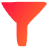 Shape Abstract Filter Funnel Element from Organic Shapes - Gradient Set