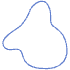 Shape Abstract Fish Element from Organic Shapes - Line Set