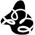 Shape Abstract Fish Element from Organic Shapes - Texturized Set