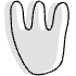 Shape Abstract Footprint Tulip Element from Organic Shapes - Combo Set