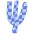 Shape Abstract Fork Element from Organic Shapes - Texturized Set