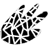 Shape Abstract Hand Element from Organic Shapes - Texturized Set
