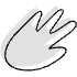 Shape Abstract Hand Element from Organic Shapes - Combo Set