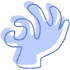 Shape Abstract Hand Zombie Okay Element from Organic Shapes - Combo Set