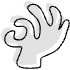 Shape Abstract Hand Zombie Okay Element from Organic Shapes - Combo Set