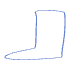 Shape Abstract Leg Element from Organic Shapes - Line Set
