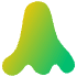 Shape Abstract Nose Element from Organic Shapes - Gradient Set