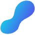 Shape Abstract Peanut Element from Organic Shapes - Gradient Set