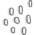 Shape Abstract Rain Element from Organic Shapes - Combo Set