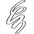 Shape Abstract Scratch Horizontal Element from Organic Shapes - Filled Set