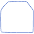 Shape Abstract Tag Square Trapezoid Element from Organic Shapes - Line Set