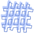 Shape Abstract Waffle Reticulum Element from Organic Shapes - Combo Set
