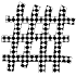 Shape Abstract Waffle Reticulum Element from Organic Shapes - Texturized Set