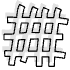 Shape Abstract Waffle Reticulum Element from Organic Shapes - Combo Set