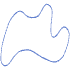 Shape Abstract Wave Element from Organic Shapes - Line Set