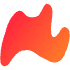 Shape Abstract Wave Element from Organic Shapes - Gradient Set