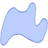Shape Abstract Wave Element from Organic Shapes - Filled Set