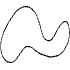 Shape Abstract Worm Element from Organic Shapes - Filled Set