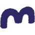 Shape Bubble M Alphabet Element from Organic Shapes - Rough Ink Set