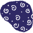 Shape Bubble Pattern 2 Element from Organic Shapes - Rough Ink Set