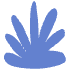 Shape Bush Big Nature Element from Organic Shapes - Flat Set