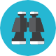 Binocular icon - Free transparent PNG, SVG. No Sign up needed.