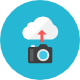 Camera Upload icon - Free transparent PNG, SVG. No Sign up needed.