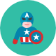 Captain America icon - Free transparent PNG, SVG. No Sign up needed.