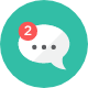 Chat Notification icon - Free transparent PNG, SVG. No Sign up needed.