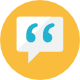 Chat Quote icon - Free transparent PNG, SVG. No Sign up needed.