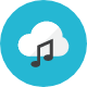 Cloud Music icon - Free transparent PNG, SVG. No Sign up needed.