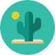 Desert icon - Free transparent PNG, SVG. No Sign up needed.