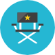 Director Chair icon - Free transparent PNG, SVG. No Sign up needed.