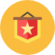 Flag Star icon - Free transparent PNG, SVG. No Sign up needed.
