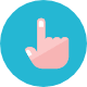 Hand Point icon - Free transparent PNG, SVG. No Sign up needed.
