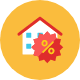 House Discount icon - Free transparent PNG, SVG. No Sign up needed.