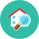 House Find icon - Free transparent PNG, SVG. No Sign up needed.