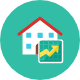 House Graph icon - Free transparent PNG, SVG. No Sign up needed.