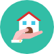 House Hand icon - Free transparent PNG, SVG. No Sign up needed.