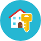 House Lock icon - Free transparent PNG, SVG. No Sign up needed.