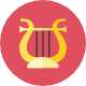 Lyre icon - Free transparent PNG, SVG. No Sign up needed.